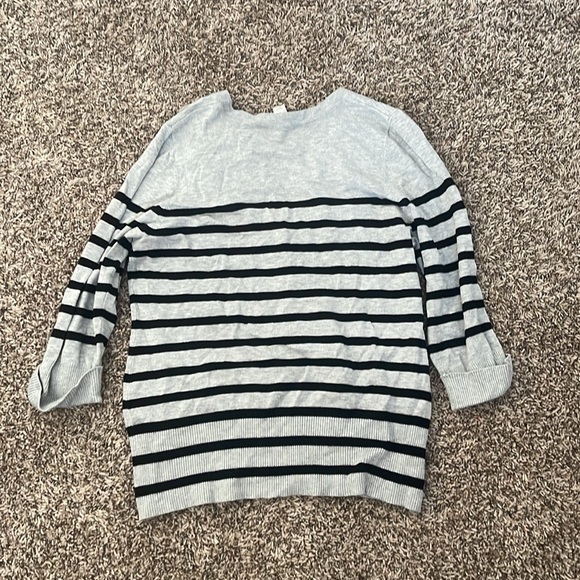 Grey 3/4 Sleeve Cardigan - Picture 3 of 4